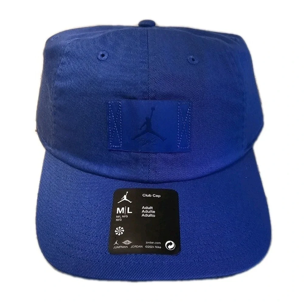 Nike Jordan Club Cap Royal Blue Adjustable Hat Adult